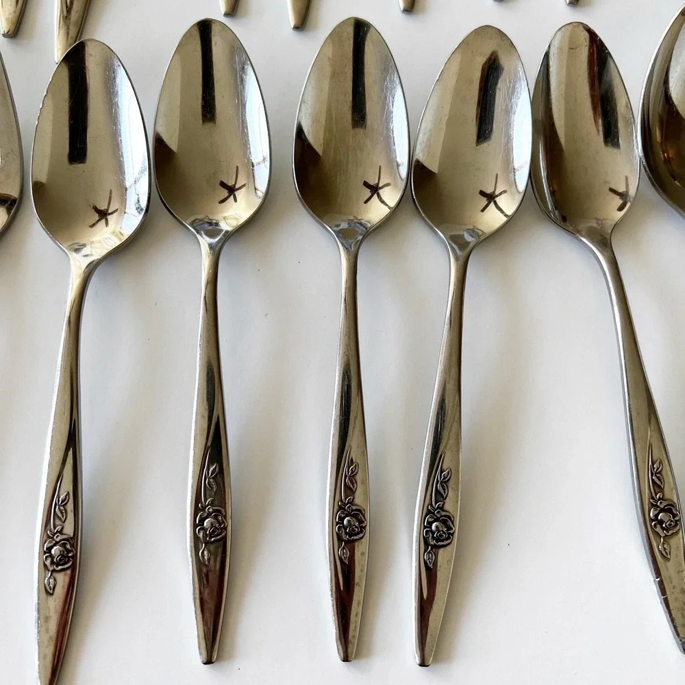 Vintage Lot Oneida Oneidacraft Deluxe Stainless 